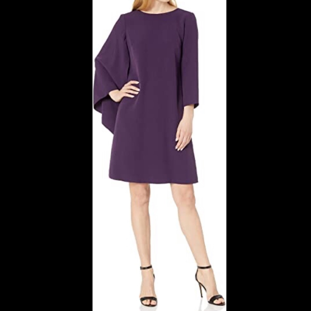Anne Klein Phoenix cape dress